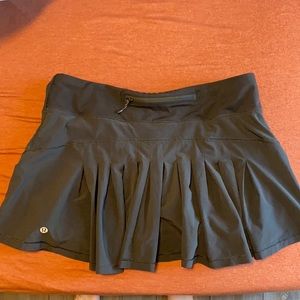 Black Lulu Tennis skirt